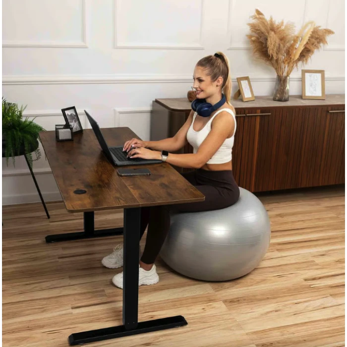 Комп'ютерний стіл з регульованою висотою Di Volio Rapalo коричневий