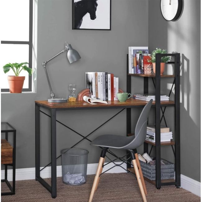 Компьютерный стол Leobert Devoko с боковыми полками в стиле Loft