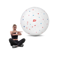 Масажний м'яч EPP 80 мм Hop-Sport HS-P080MB білий