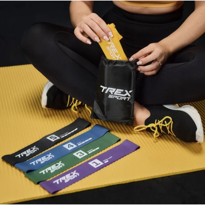 Набор резинок для фитнеса Trex Sport TX-065RBC 1-18кг
