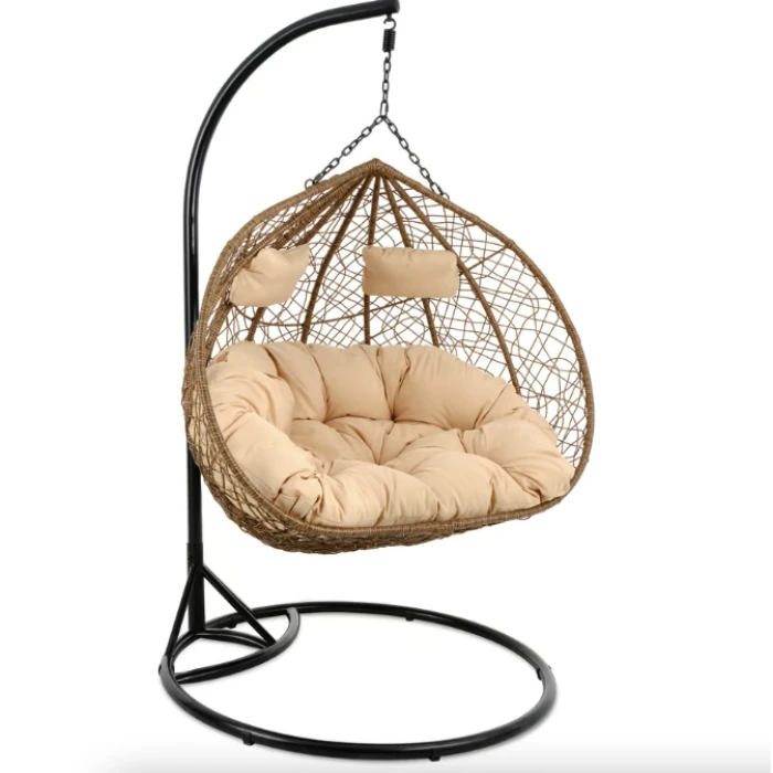 Подвесное кресло-кокон Di Volio Foggio двухместное коричневый