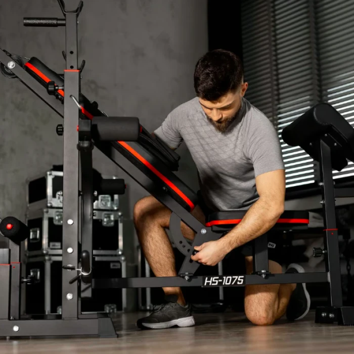 Скамейка тренировочная Hop-Sport HS-1075 Pro с партой Скотта