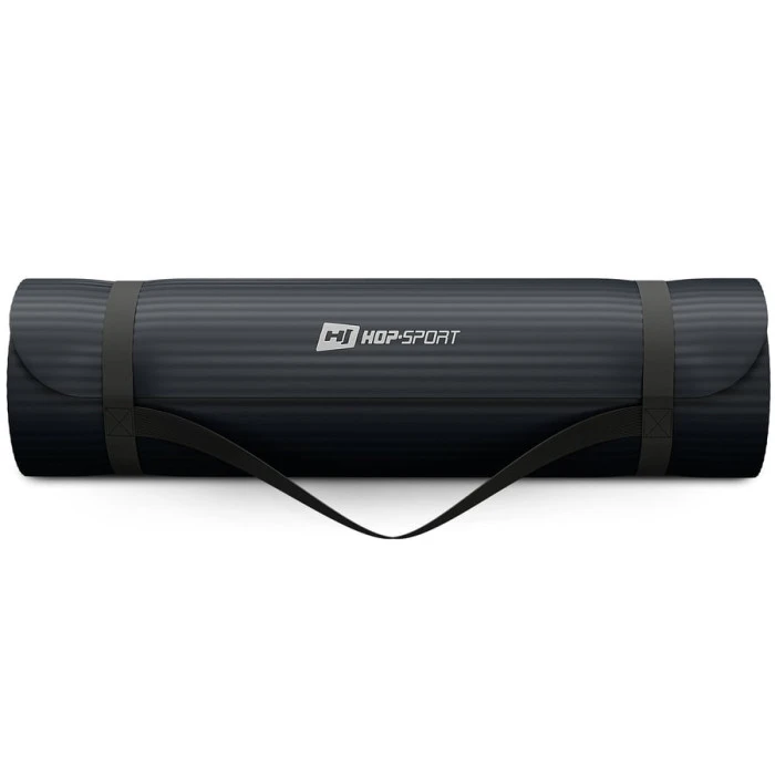 Коврик для йоги Hop-Sport HS-NB016GM NBR 1,5см черный
