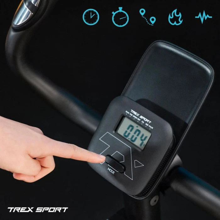 Велотренажер Trex Sport TX-400MB RECK магнітний сірий