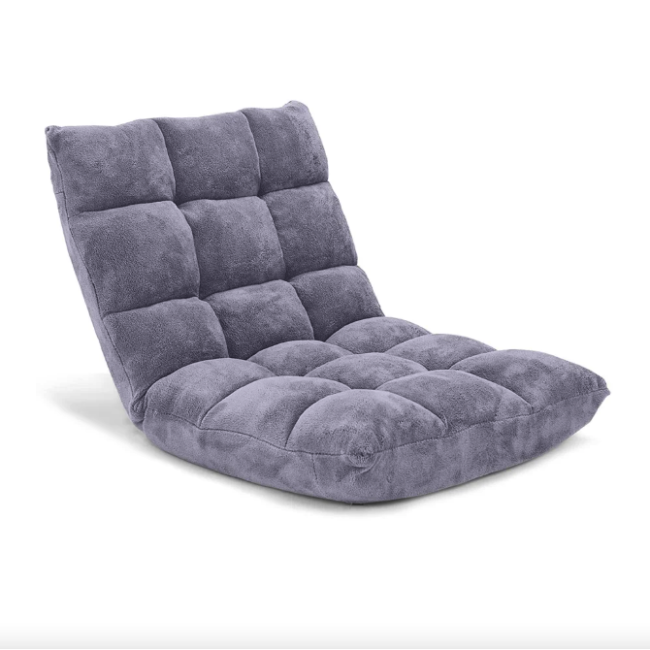 Крісло Costway Tiktok підлогове з регульованою спинкою