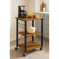 Стеллаж Leobert Dash на колесах в стиле Loft