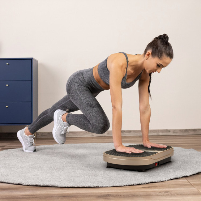 Вибрационная платформа GYMTEK XP300 золотистый