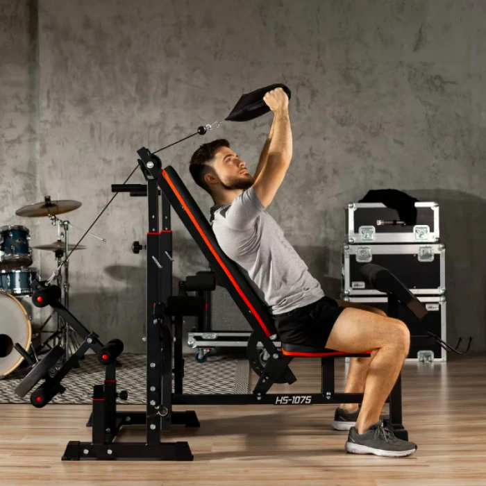 Скамейка тренировочная Hop-Sport HS-1075 Pro с партой Скотта