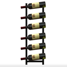 Настенная стойка Costway Relax для вина на 6 бутылок
