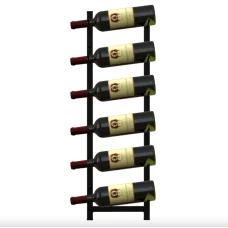 Настінна стійка Costway Relax для вина на 6 пляшок