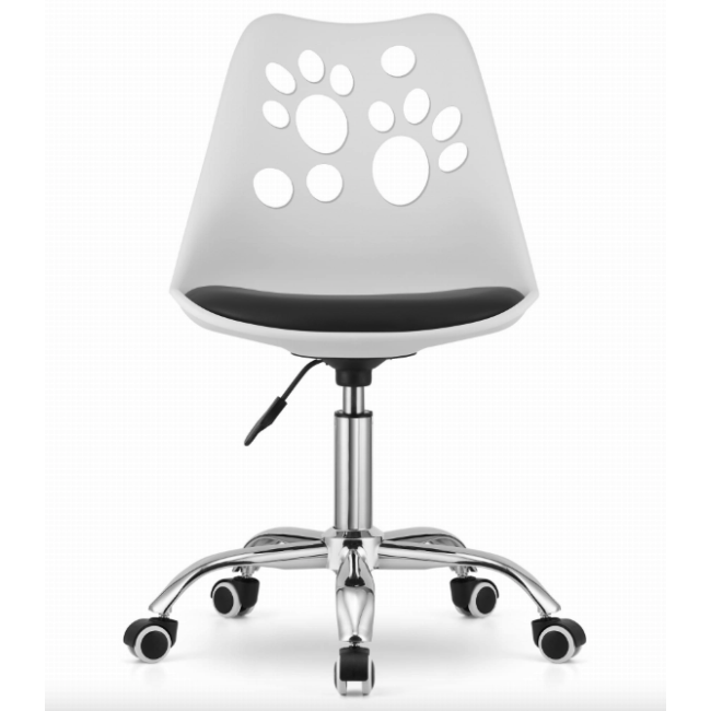 Офисное кресло Leobert Print бело-черный