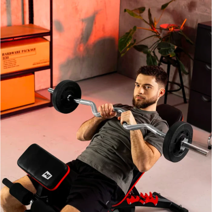 Гриф Z-образный Hop-Sport 120см (30мм)