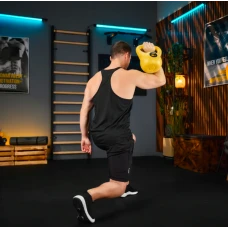 Гиря вінілова 8кг Trex Sport TX-008CKB жовта