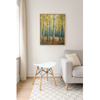 Табурет Leobert Corfu изогнутый в скандинавском стиле белый