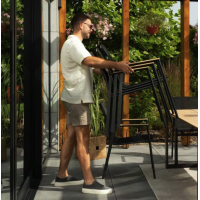 Садове крісло Di Volio Buti чорний