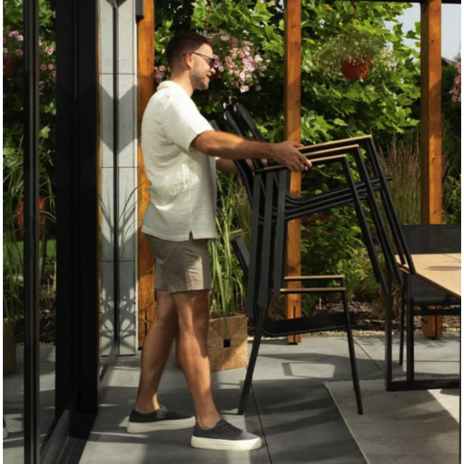 Садове крісло Di Volio Buti чорний