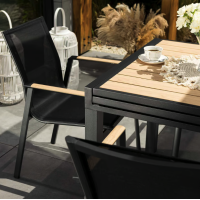 Садове крісло Di Volio Buti чорний