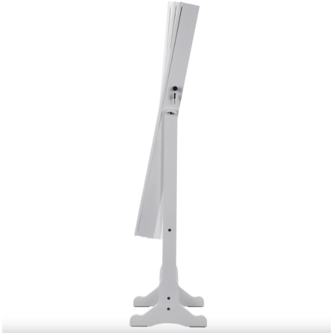 Напольное зеркало-шкаф Leobert Insignia с подсветкой белый