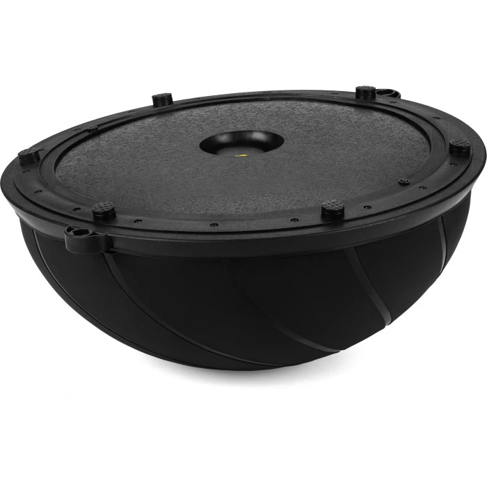 Балансувальна півсфера Gymtek Flex Core Half Ball 58см з еспандерами + насос чорний