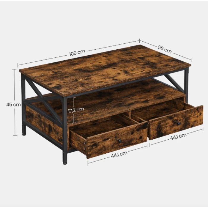 Стол-тумба Leobert Oliver с выдвижными ящиками