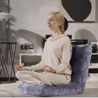 Кресло Costway Tiktok напольное с регулируемой спинкой