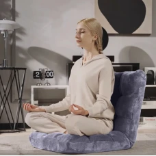 Крісло Costway Tiktok підлогове з регульованою спинкою