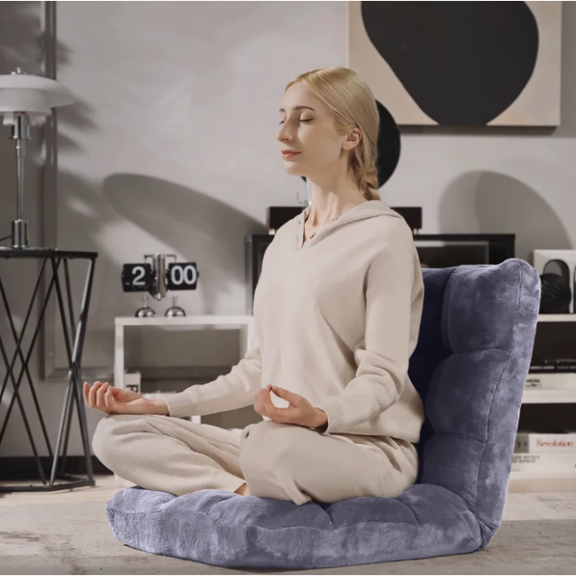 Крісло Costway Tiktok підлогове з регульованою спинкою