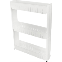 Этажерка Leobert Slim 3-уровневая на колесах