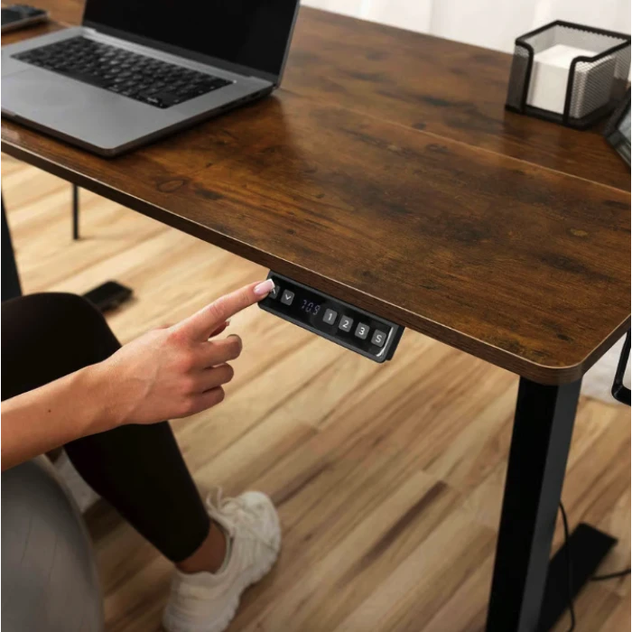 Компьютерный стол с регулируемой высотой Di Volio Biago коричневый