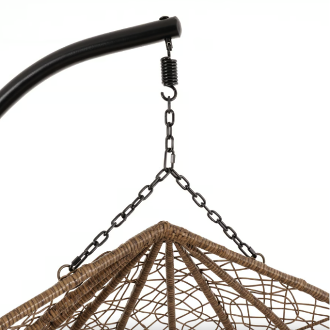 Підвісне крісло-кокон Di Volio Foggio двомісне коричневий