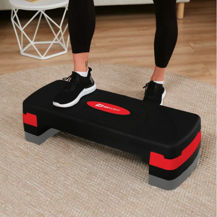 Степ платформа Hop-Sport HS-PP033AS черно-красная