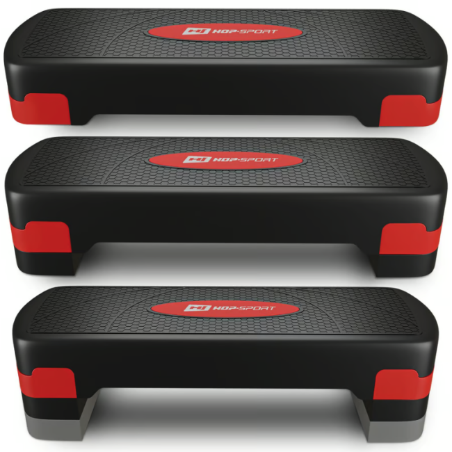 Степ платформа Hop-Sport HS-PP033AS черно-красная
