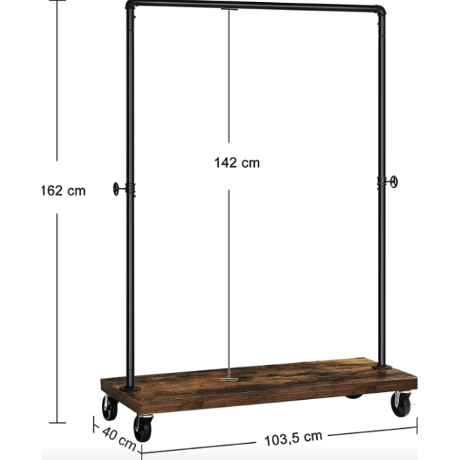 Стойка-вешалка для одежды и обуви Leobert Vintage в стиле Loft