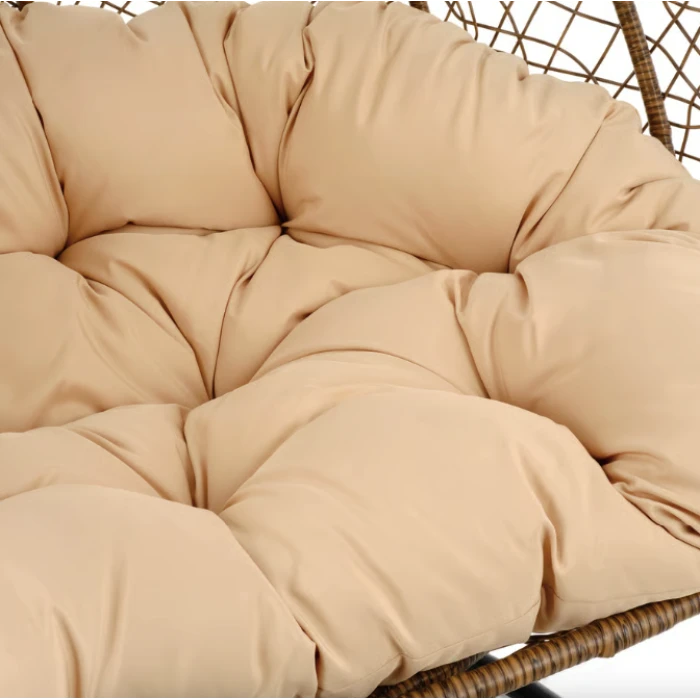 Подвесное кресло-кокон Di Volio Foggio двухместное коричневый