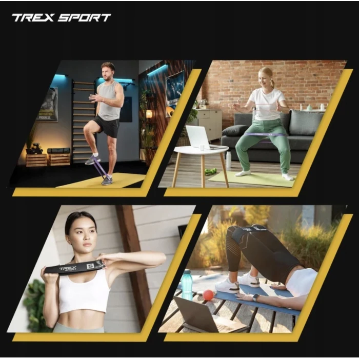 Набор резинок для фитнеса Trex Sport TX-065RBC 1-18кг