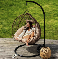 Подвесное кресло-кокон Di Volio Foggio двухместное коричневый