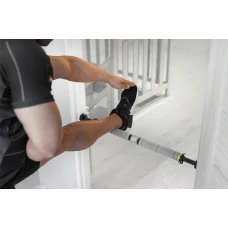 Турнік розсувний Hop-Sport HS-M050DP сіро-жовтий