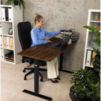 Комп'ютерний стіл з регульованою висотою Di Volio Biago коричневий