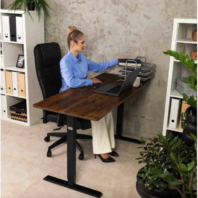 Компьютерный стол с регулируемой высотой Di Volio Biago коричневый