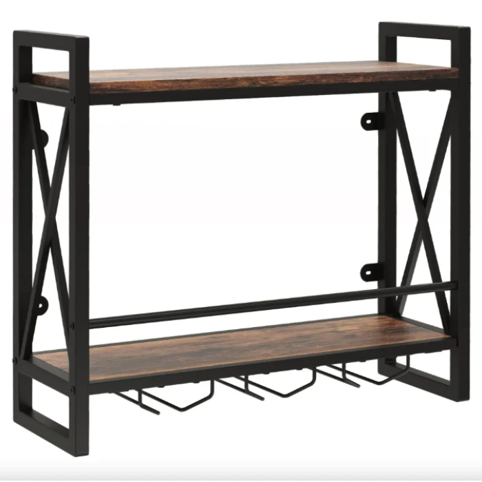 Настенный винный стеллаж Costway Lagom в стиле Loft