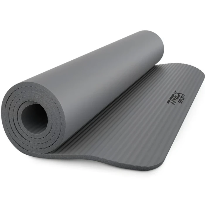 Коврик для йоги Trex Sport TX-019NGM NBR 1см 190х80 сірий