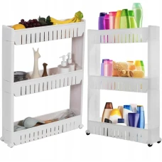 Этажерка Leobert Slim 3-уровневая на колесах