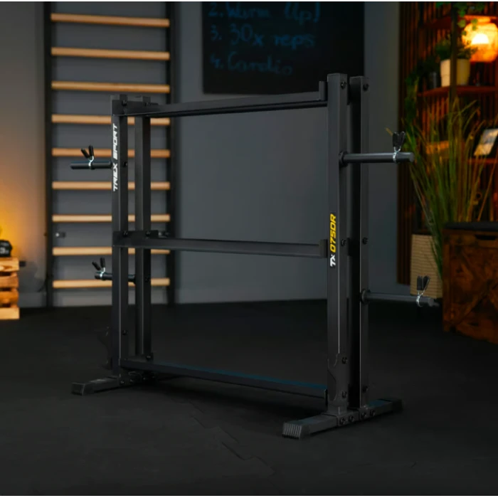 Стійка 3-рівнева для гантелей, грифів та гирь Trex Sport TX-075DR