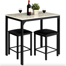 Комплект мебели Costway Venni барный стол с табуретом 2 шт.