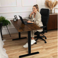 Комп'ютерний стіл з регульованою висотою Di Volio Biago коричневий