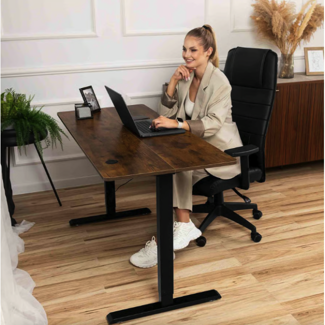 Компьютерный стол с регулируемой высотой Di Volio Biago коричневый