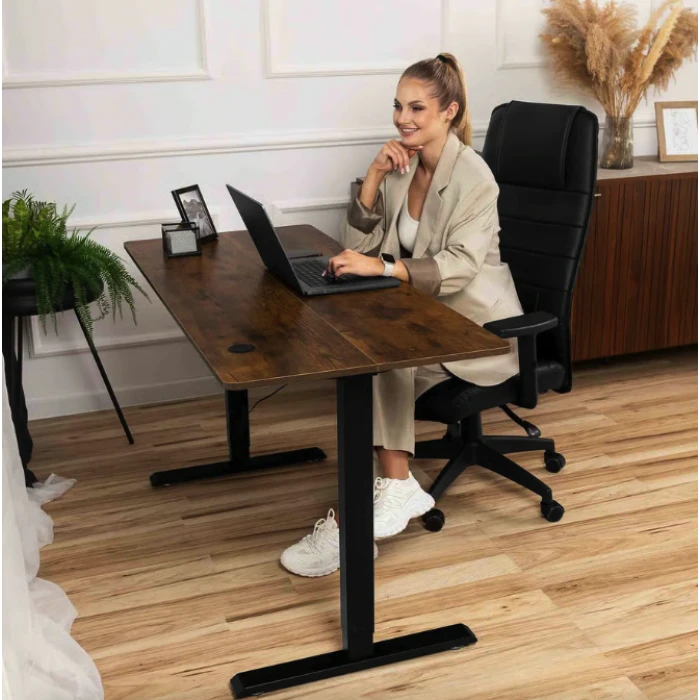 Компьютерный стол с регулируемой высотой Di Volio Biago коричневый