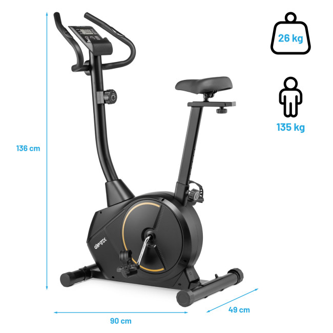 Велотренажер Gymtek XB1500 магнитный золотой