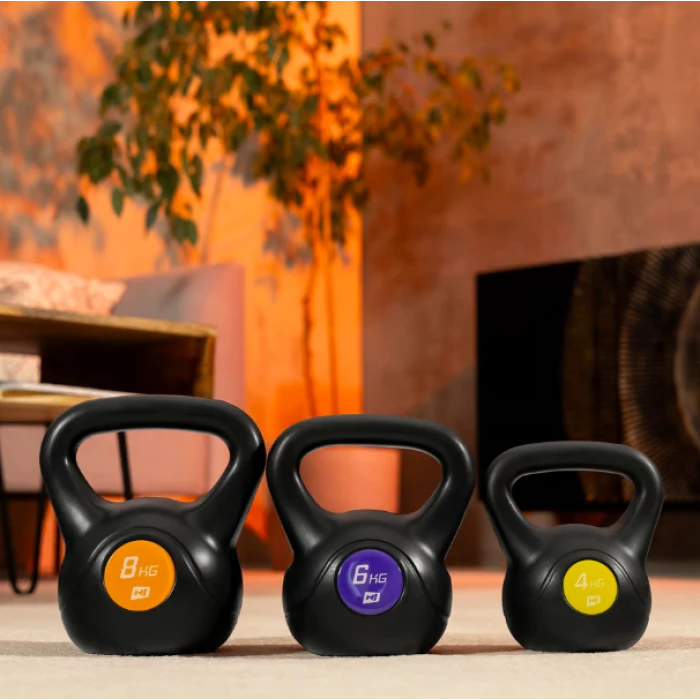 Гиря виниловая Hop-Sport 8кг HS-PB008KB