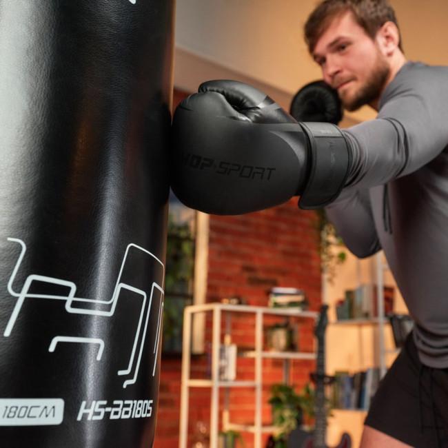 Боксерські рукавиці Hop-Sport HS-BG12 12oz чорні